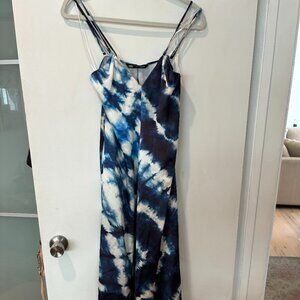 NWT Zara silk maxi dress Size XS